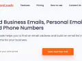AeroLeads aide à trouver des emails professionnels et personnels pour votre liste email professionnel gratuit.