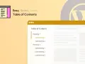 Un tableau de contenu facile pour organiser vos articles. Un design épuré et une navigation intuitive.