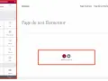 Interface Elementor pour créer une page de test. Le panneau latéral affiche divers éléments de thème, prêts à être glissés.