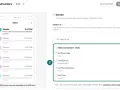 Interface de configuration pour l'envoi de SMS avec Brevo. Choix des expéditeurs pour les messages.