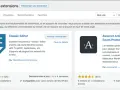 Interface d'ajout d'extensions WordPress. Recherche d'un plugin portfolio WordPress pour améliorer votre site.