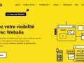 Le menu déroulant WordPress de Webalia, une agence web, propose des services pour booster votre visibilité en ligne.