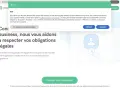 Une barre de notification de cookies s'affiche en haut de la page. Elle propose d'accepter, refuser ou personnaliser les cookies.