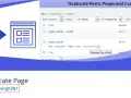 Icône montrant la duplication d'un article WordPress. L'interface WordPress affiche des options pour dupliquer un article.