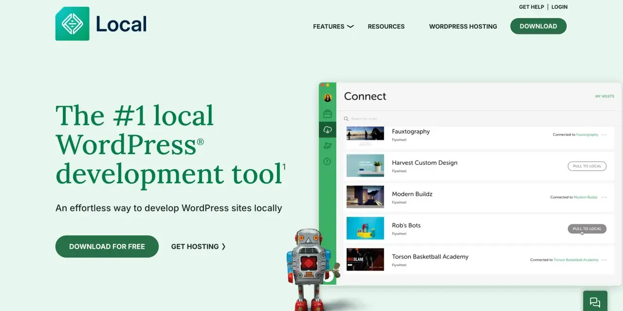 L'outil #1 pour installer WordPress localement. Téléchargez Local pour développer vos sites web facilement.