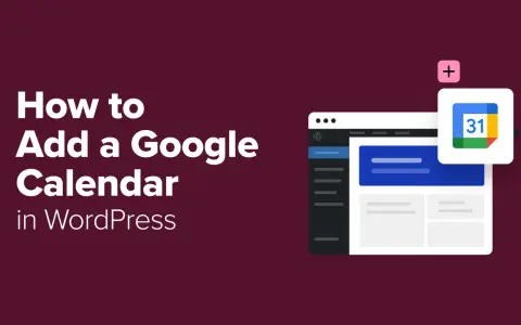 Intégrer un Google Calendar dans WordPress. Icône du calendrier Google avec le chiffre 31.