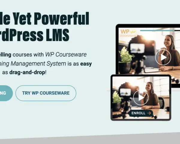 Le meilleur LMS WordPress pour créer et vendre des cours facilement. WP Courseware, un système de gestion de l'apprentissage intuitif.