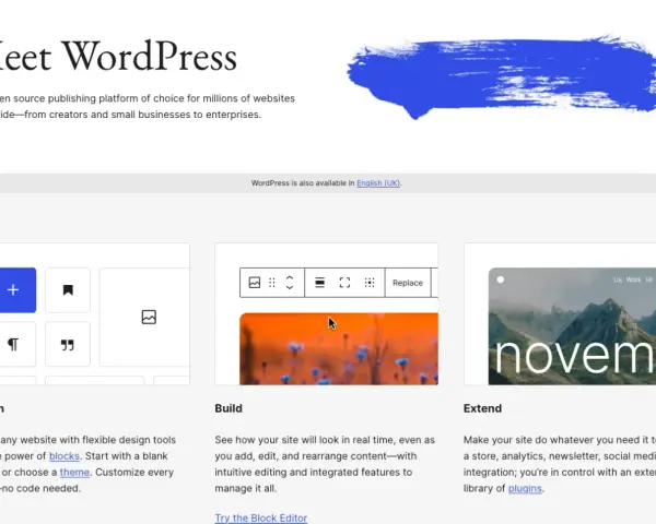 WordPress, la plateforme de blog populaire, permet de créer des sites web avec des outils flexibles.