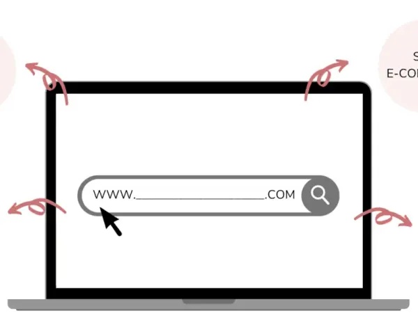 Illustration montrant la différence entre blog et site internet, avec des exemples comme site vitrine, e-commerce, plateforme de jeux.