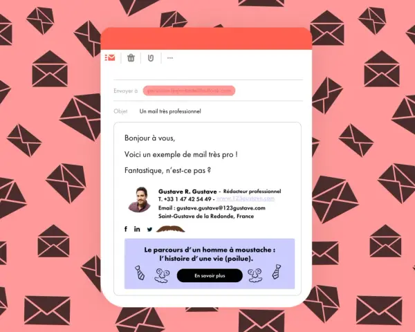 Un exemple de mail professionnel pour vous aider à créer une adresse mail en 2 minutes.