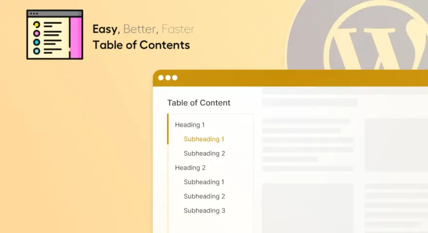 Un tableau de contenu facile pour organiser vos articles. Un design épuré et une navigation intuitive.