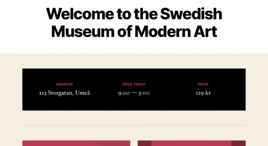 Bienvenue au Musée d'Art Moderne de Suède, une visite en **twenty twenty** pour découvrir l'art. Adresse, horaires et prix indiqués.
