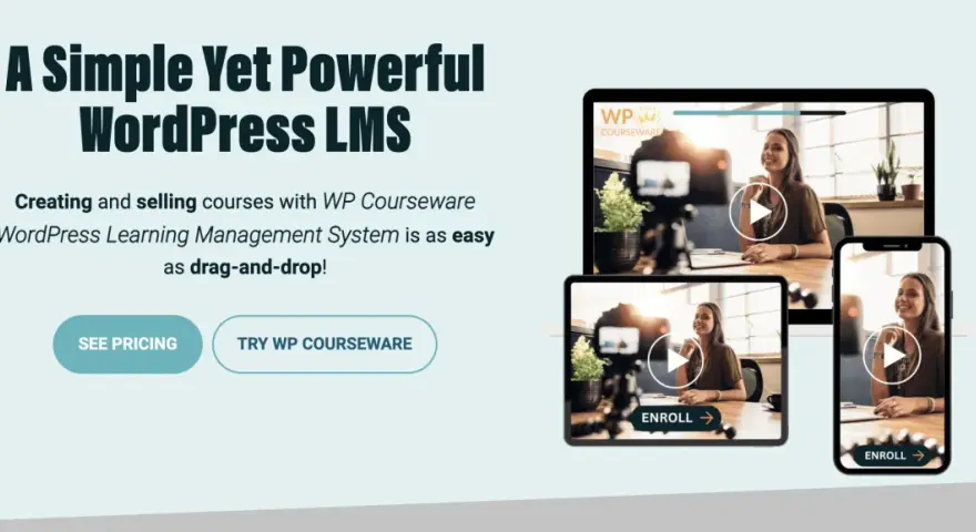 Le meilleur LMS WordPress pour créer et vendre des cours facilement. WP Courseware, un système de gestion de l'apprentissage intuitif.