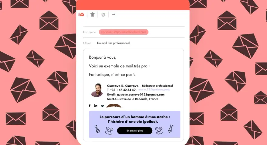 Un exemple de mail professionnel pour vous aider à créer une adresse mail en 2 minutes.