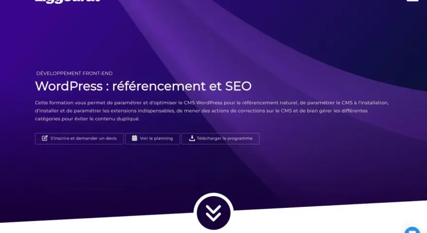 Formation WordPress : référencement et SEO. Apprenez à optimiser votre site pour le SEO naturel, installer des extensions et gérer le contenu.