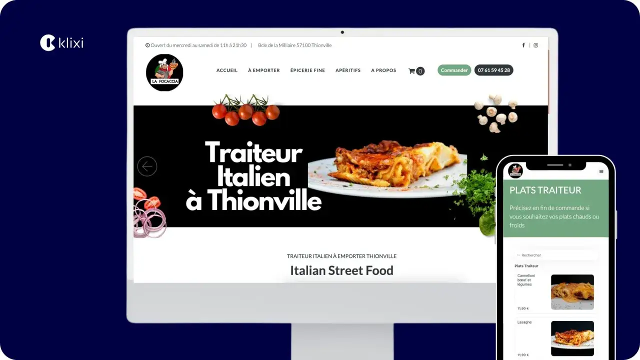 Site vitrine restaurant italien à Thionville. Découvrez le menu et commandez en ligne vos plats préférés.
