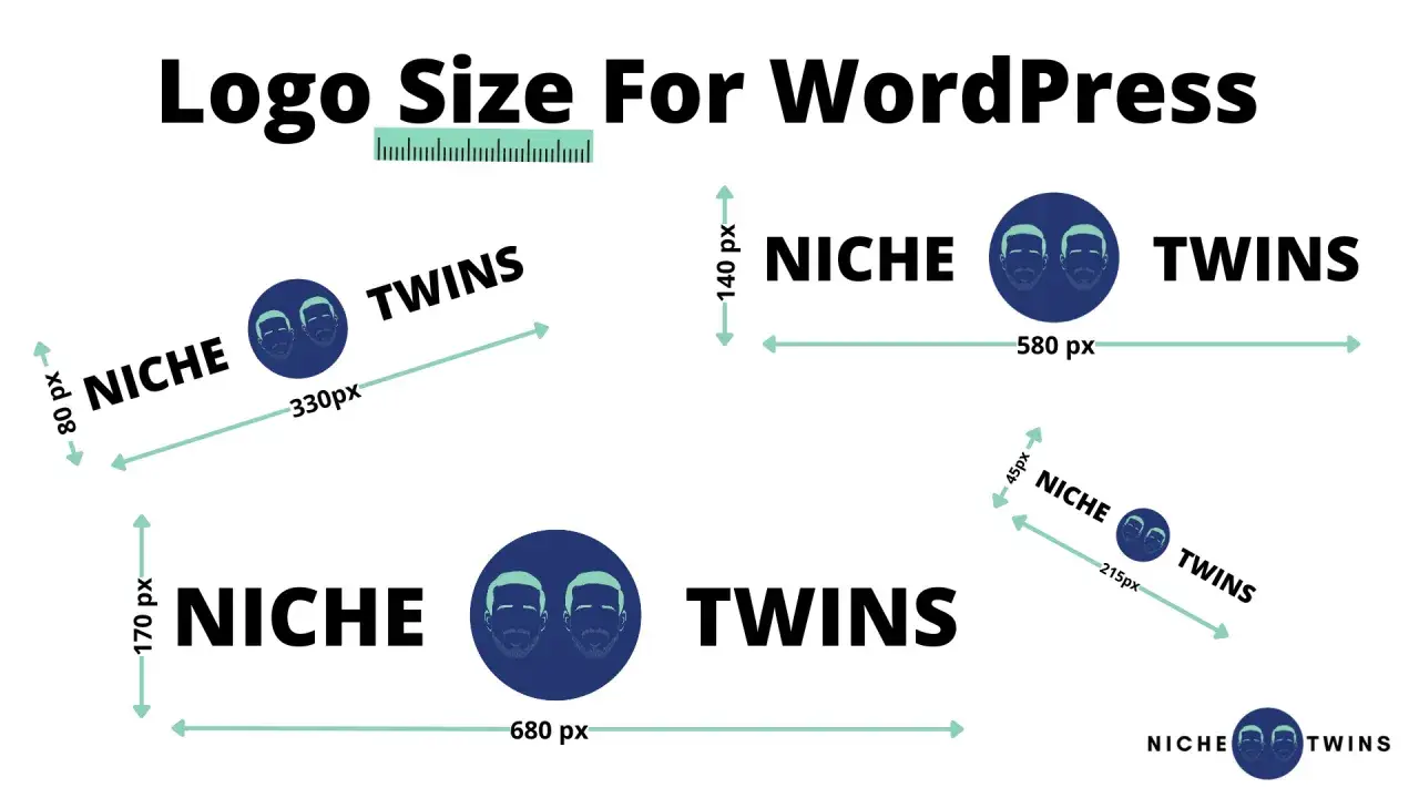 Guide des tailles de logo pour WordPress : différentes dimensions pour le logo