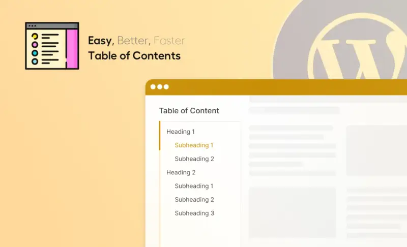 Un tableau de contenu facile pour organiser vos articles. Un design épuré et une navigation intuitive.